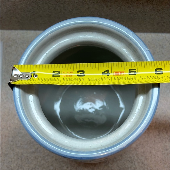 Gaggle of Geese LRG Pot Belly Canister and DUCK HEAD lid by LOUISVILLE stoneware - Picture 8 of 16